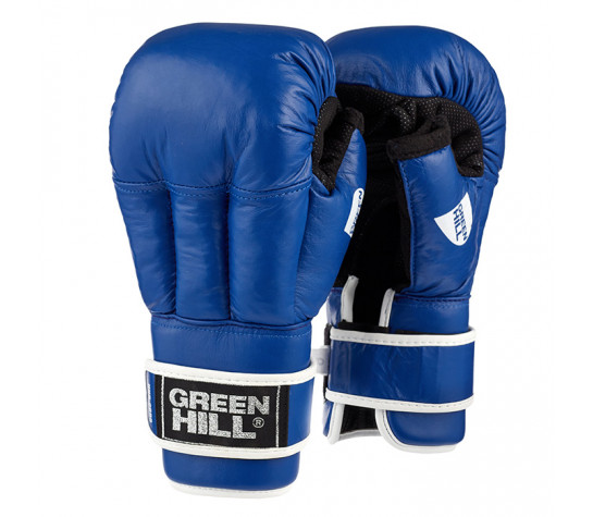 Перчатки для рукопашного боя "Green Hill" HHG-2095  10oz синие Синий image